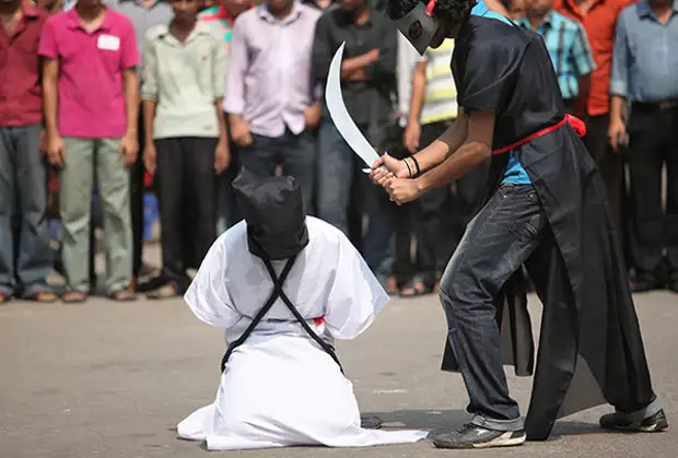 Акция протеста против казней в Саудовской Аравии