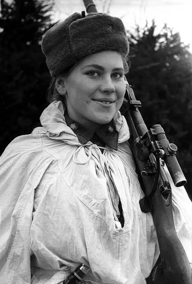 3 апреля 1924 года родилась знаменитая советская девушка-снайпер Роза Егоровна Шанина (1924-1945).
