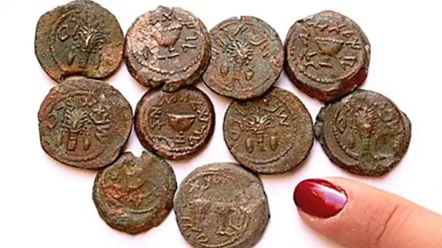 В пещере у Храмовой горы найдены монеты еврейских повстанцев