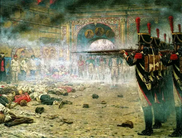 «Наполеон I в России», «1812 год» - серия картин Василия Верещагина