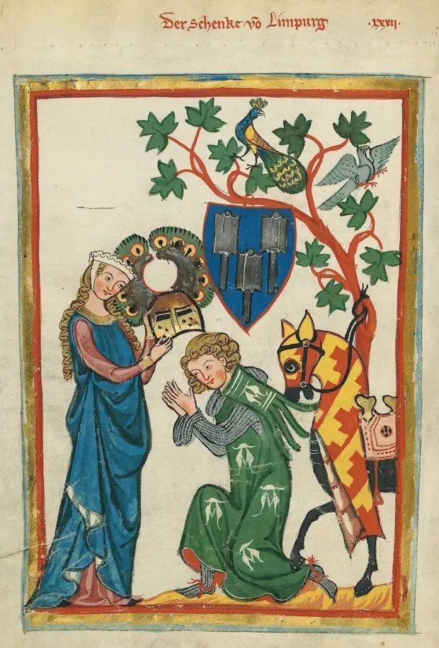 Манесский кодекс – как иллюстративный источник по истории рыцарского снаряжения начала XIV века