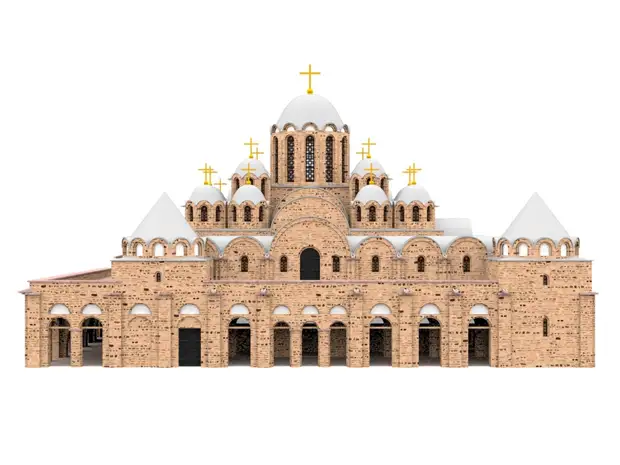 Реконструкция средневекового собора Святой Софии