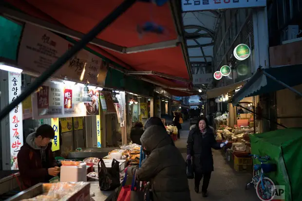 Традиционные рынки Южной Кореи