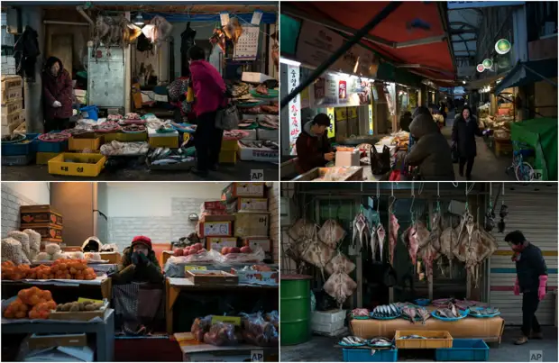 Традиционные рынки Южной Кореи