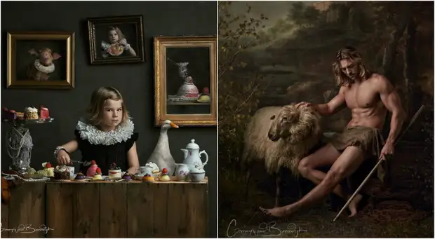 Фото голландского художника выглядят как классические картины