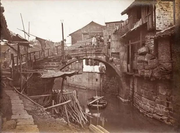 В Старом городе Шанхая около 1900 года
