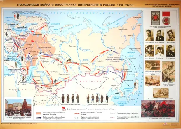 Гражданская война и иностранная интервенция в россии 1918-1922
