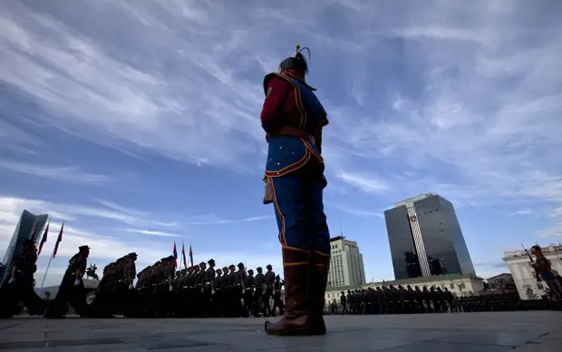 Монгольские солдаты