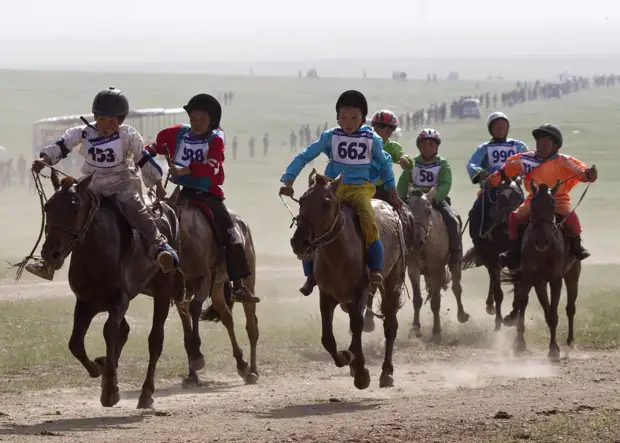Состязание Надом в Монголии