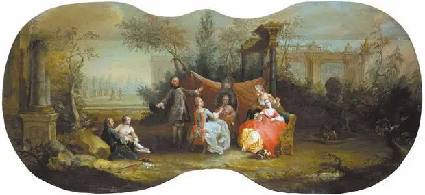 Галантные сцены в иллюстрациях Российского художника XVIII столетия.