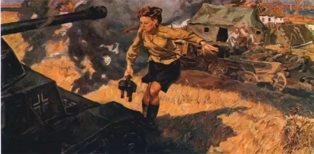 Подвиг санинструктора Валерии Гнаровской (1943 г.)