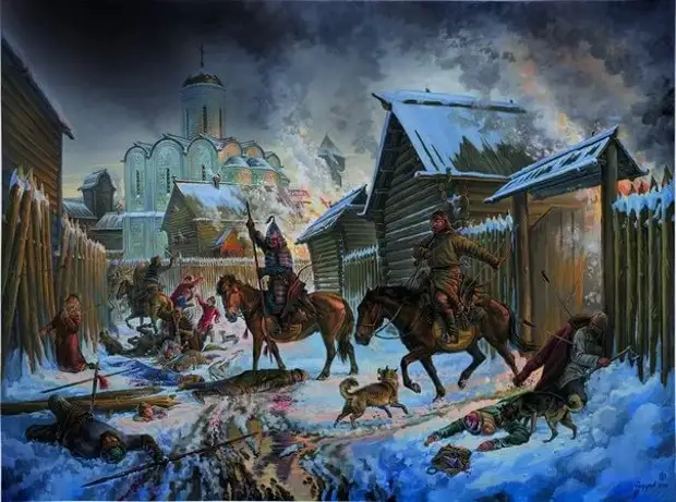 Взятие Киева монголами