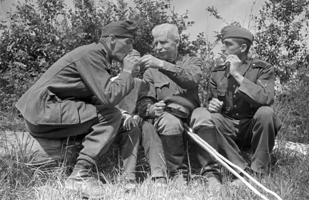 Солдаты вермахта в советском плену.