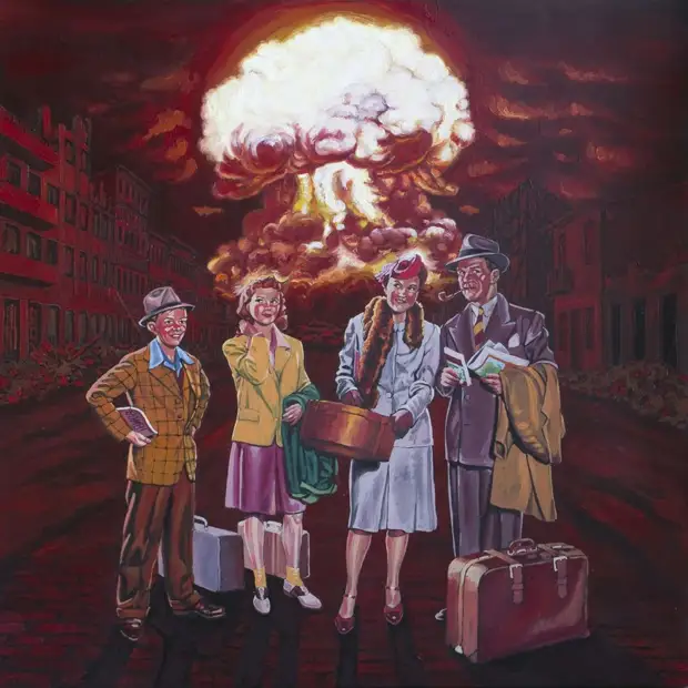 Ядерная угроза в американских иллюстрациях эпохи холодной войны.