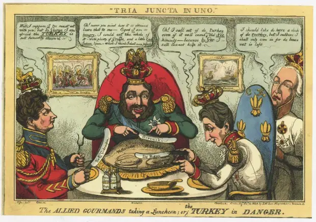 Английские карикатуры на Русско-турецкую войну 1828-1829 гг.