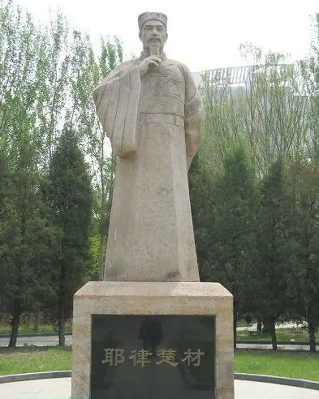 Надгробная надпись на могиле канцлера Монгольской империи Елюй Чуцая (1261-1264)