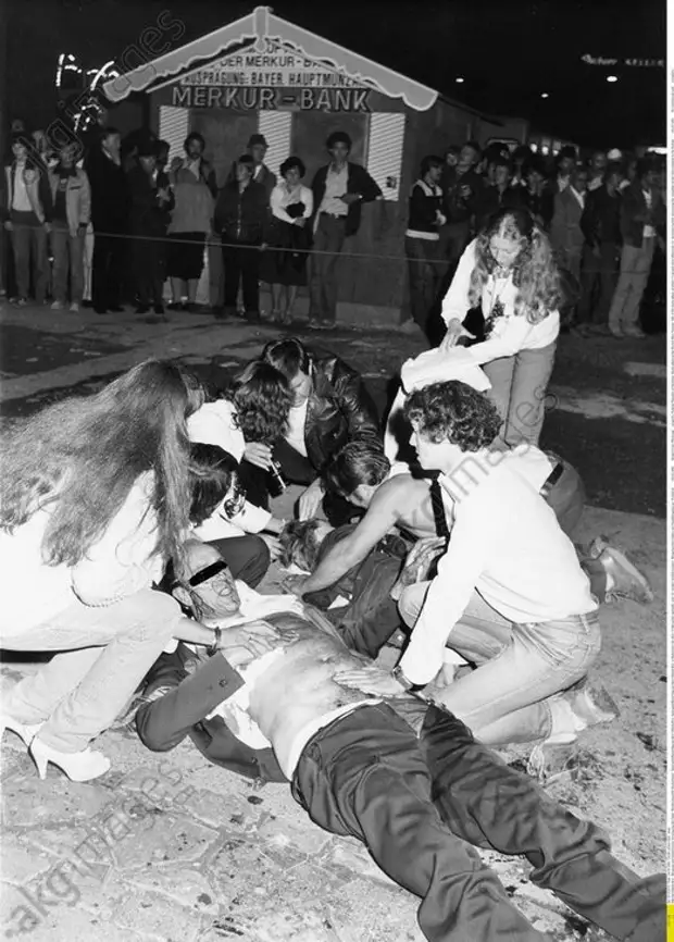 Oktoberfestattentat 1980, Erste Hilfe fue - -