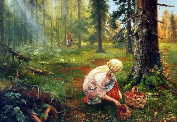 Российские пейзажи в картинах художника Владимира Жданова.
