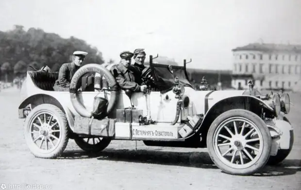 Автопробег на автомобилях “Руссо-Балт” в 1910 году Руссо-Балт, авто, история