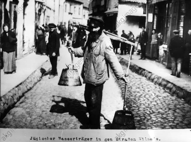 Jьdischer Wassertrдger Wilna / 1915 - Jewish water-bearer Wilna / 1915 -