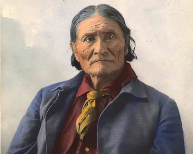 Джеронимо, индеец племени апачей, 1898 год.