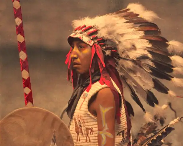 Чарльз Американский Конь (сын вождя племени Оглала лакота), 1901 год.