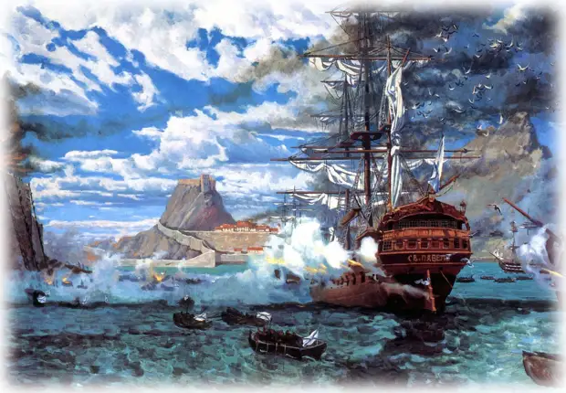 3 марта 1799 года русские войска взяли крепость Корфу в ходе Средиземноморского похода черноморской эскадры под командованием адмирала Ф. Ф. Ушакова.