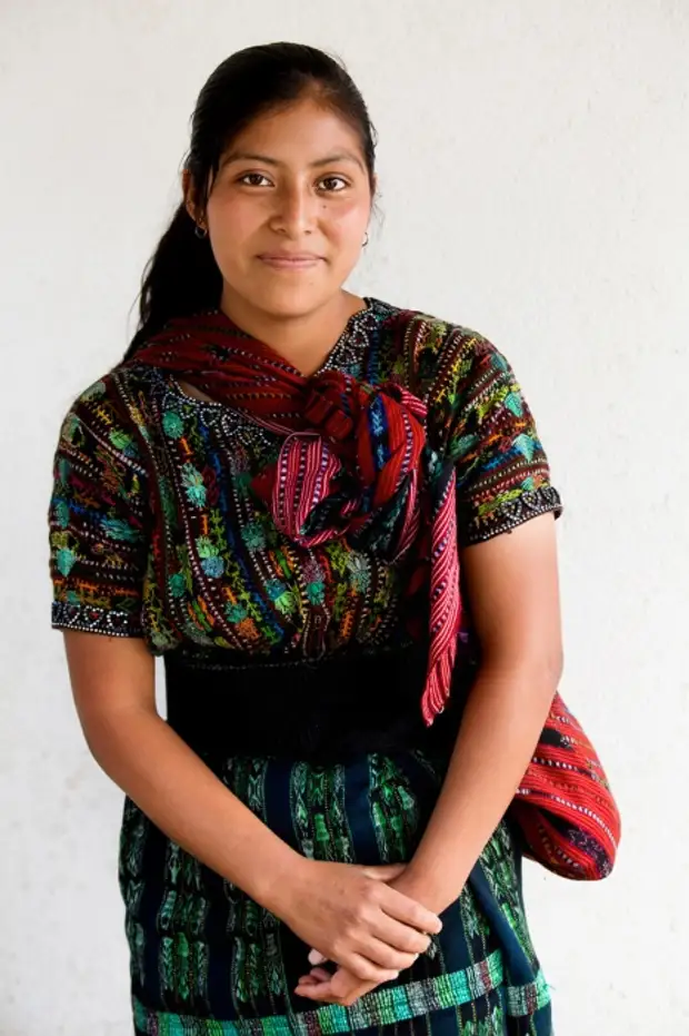 Девушка из народа Какчикели (Майя), Солола, Гватемала. Автор: Александр Химушин.