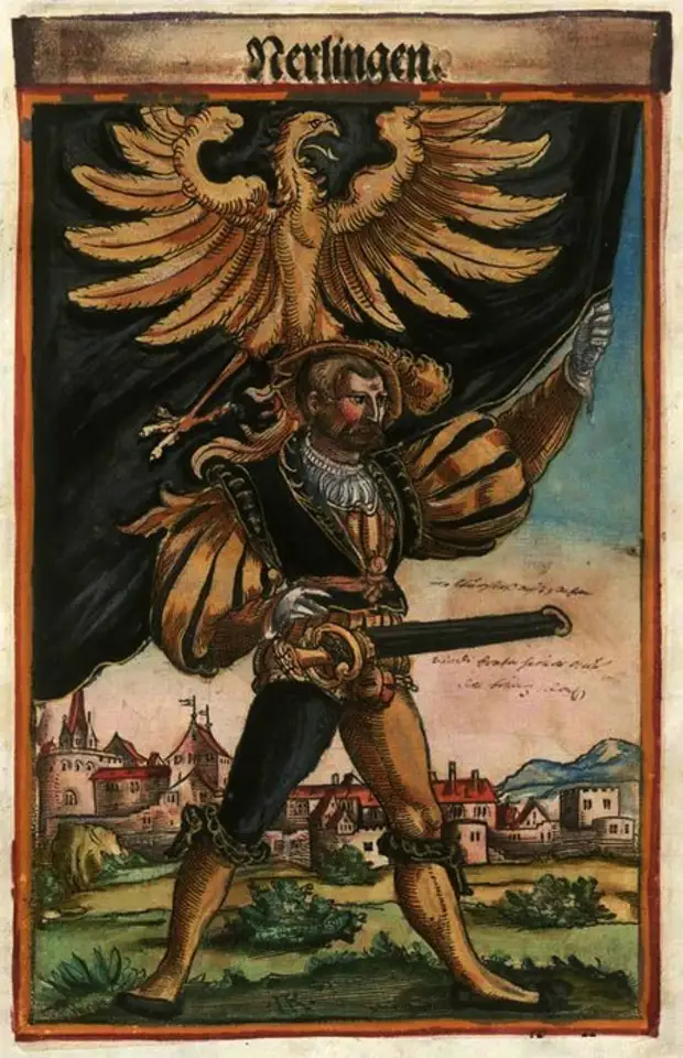 Иллюстрации к книге «Флаги Священной Римской империи германской нации», 1545 год.