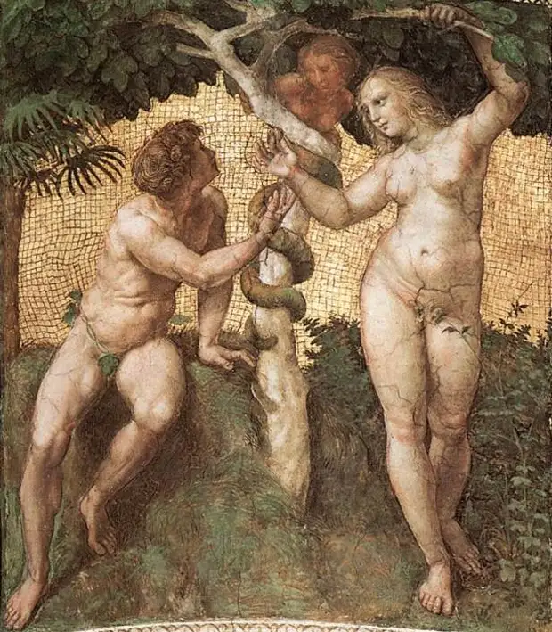 Рафаэль. Адам и Ева