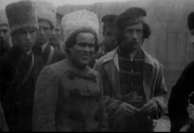 Кадр из кинохроники. Нестор Махно видео 1919 года. Фото и история.