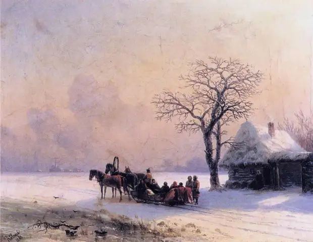 Зимние пейзажи Ивана Айвазовского