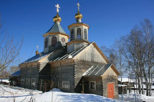 1956 - Церковь Спаса Преображения - Айкино - Усть-Вымский район - Республика Коми
