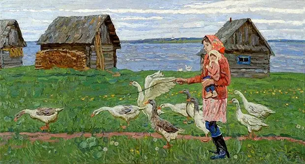 Советские люди в картинах братьев Ткачевых.