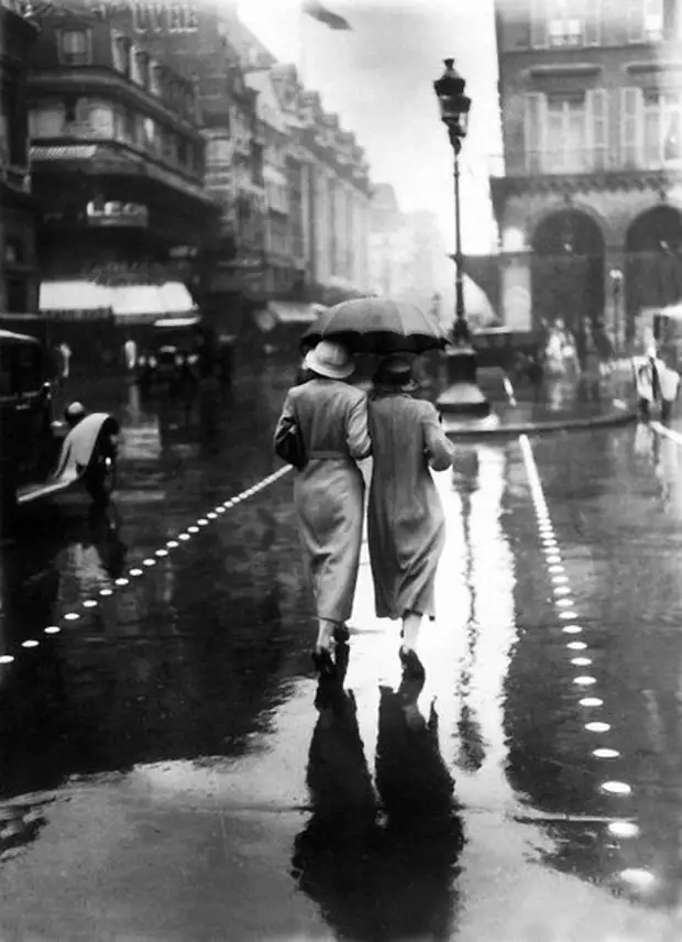 Дождливый Париж, 1930-е.