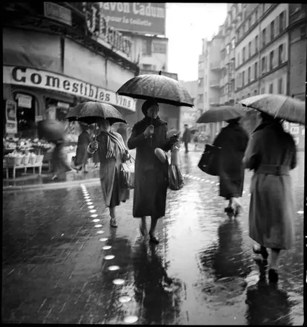 Дождливый Париж, 1930-е.