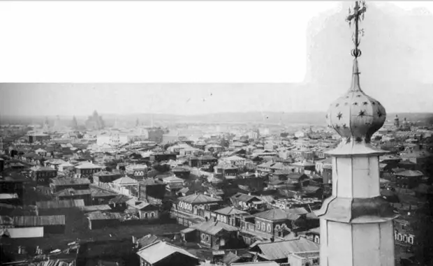 54. Панораме города Иркутска (правая часть)