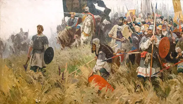 Куликовская битва в живописи.