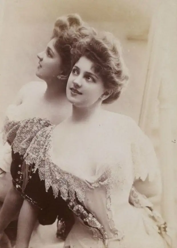 Загадочные красавицы 1900-х годов.