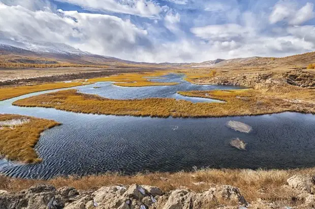 Озеро Джангысколь. Алтай.