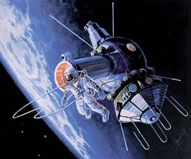 18 марта 1965 г. Алексей Архипович Леонов совершил первый в мире выход в открытый космос.