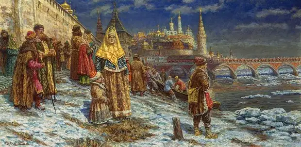 Стародавняя Россия в картинах В. П. Рассохина.