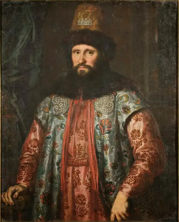 Старинные портреты русских дипломатов и государственных деятелей 17 века.