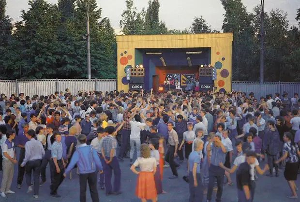 Советские дискотеки 80-ых.