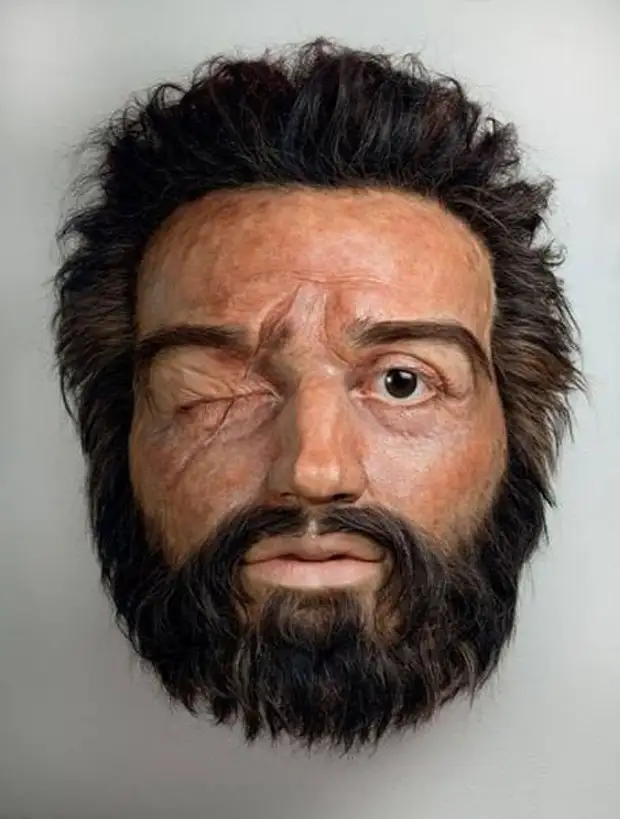 Компьютерная реконструкция лица македонского царя Филиппа II , отца Александра Великого.