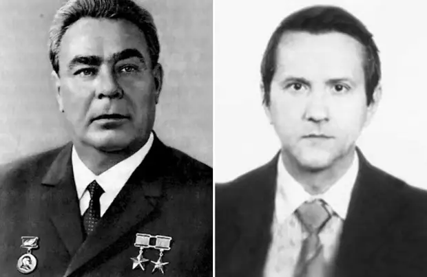 Леонид Брежнев и человек, который совершил на него покушение, – Виктор Ильин