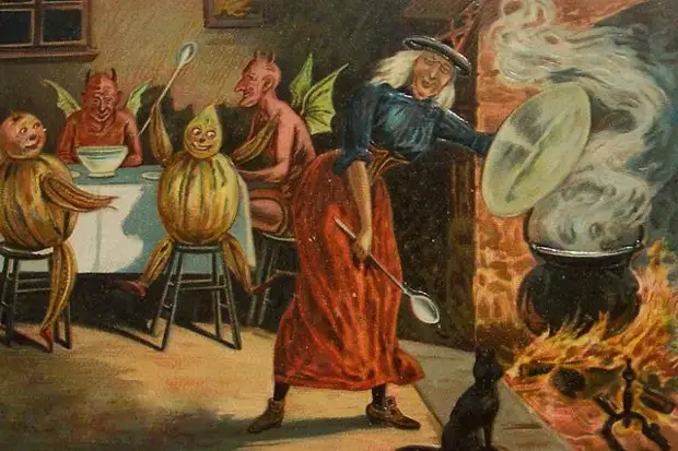 Ночь Самайна. Древнеирландский праздник давший начало Хеллоуину.