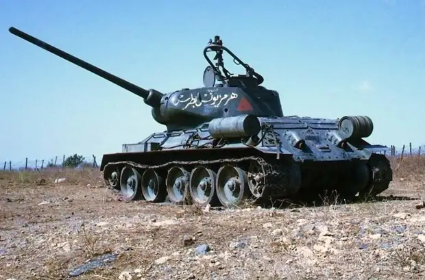 Танки Т- 34/85 Сирийской армии,1967-1972г.