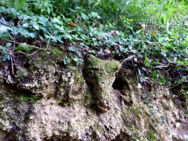 В Болгарии обнаружены вырезанные в скале головы животных