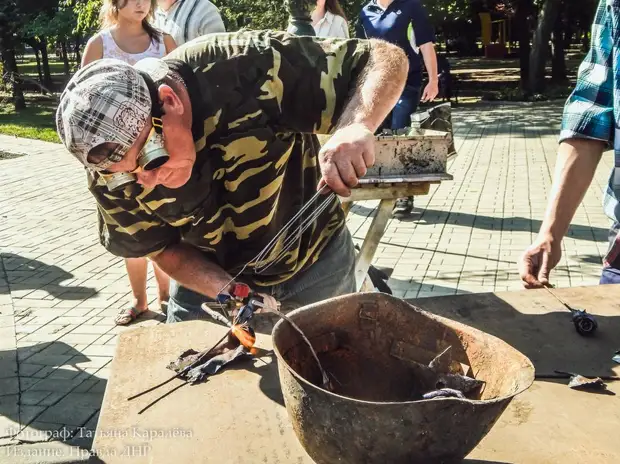 Фестиваль кузнечного искусства в Донецке